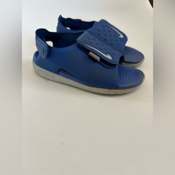 Nike toddler Sunray blue Velcro strap sandals size 9c - Picture 3 of 8